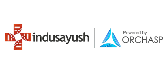 Indusayush|Orchasp logo